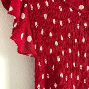 Free People Smocked Midi Dress